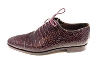 dark-brown wholecut croco print handmade oxfords (5) (Copy)